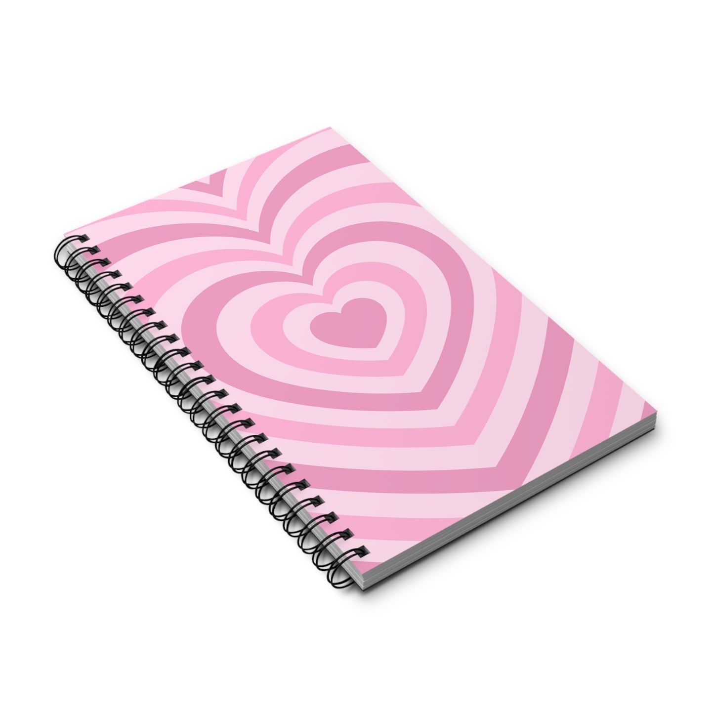 Bubblegum Heart Spiral Notebook