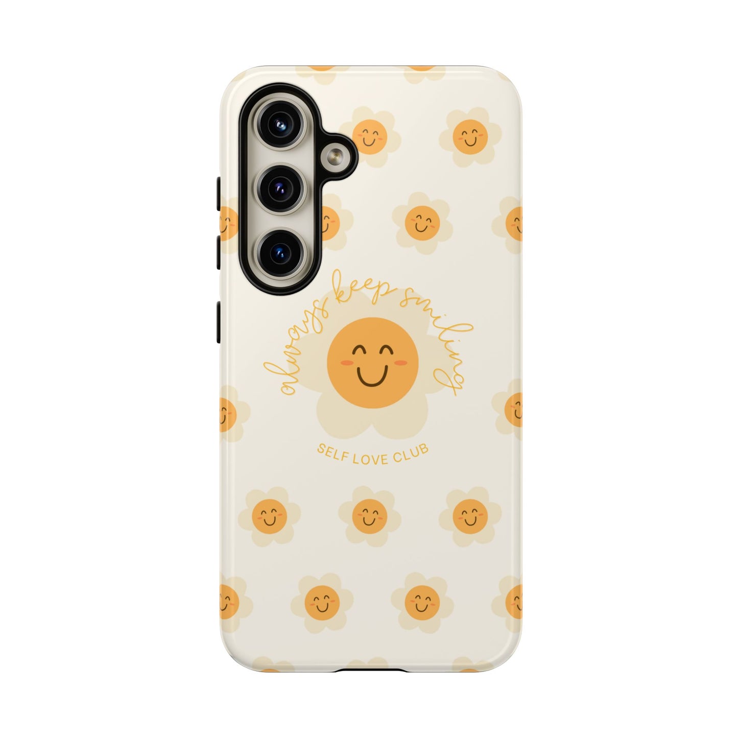 Always Keep Smiling Protective Phone Case