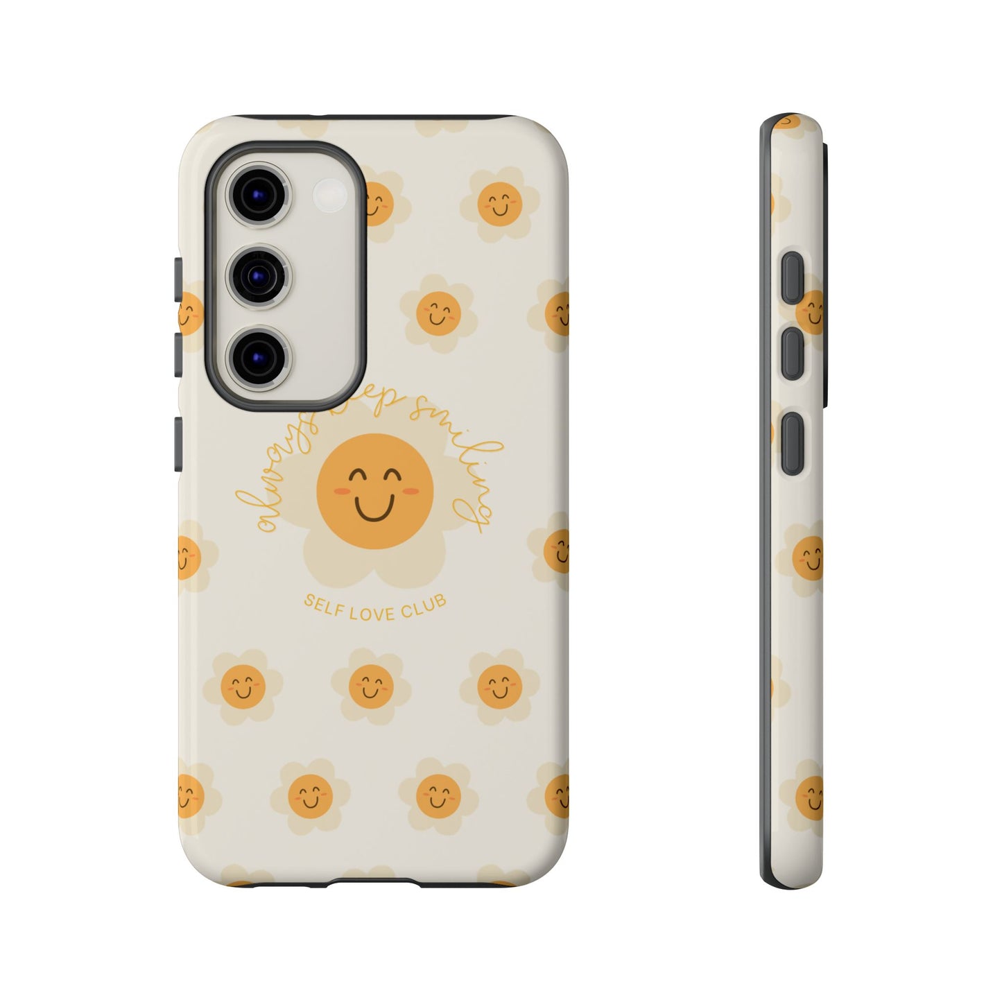 Always Keep Smiling Protective Phone Case