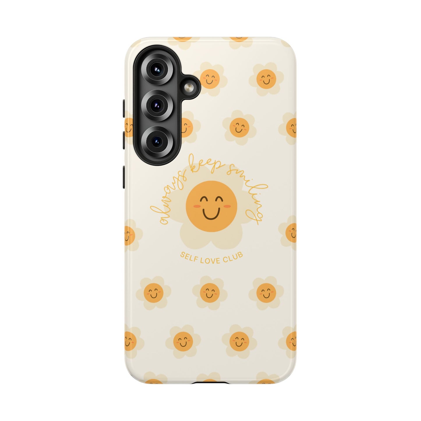 Always Keep Smiling Protective Phone Case