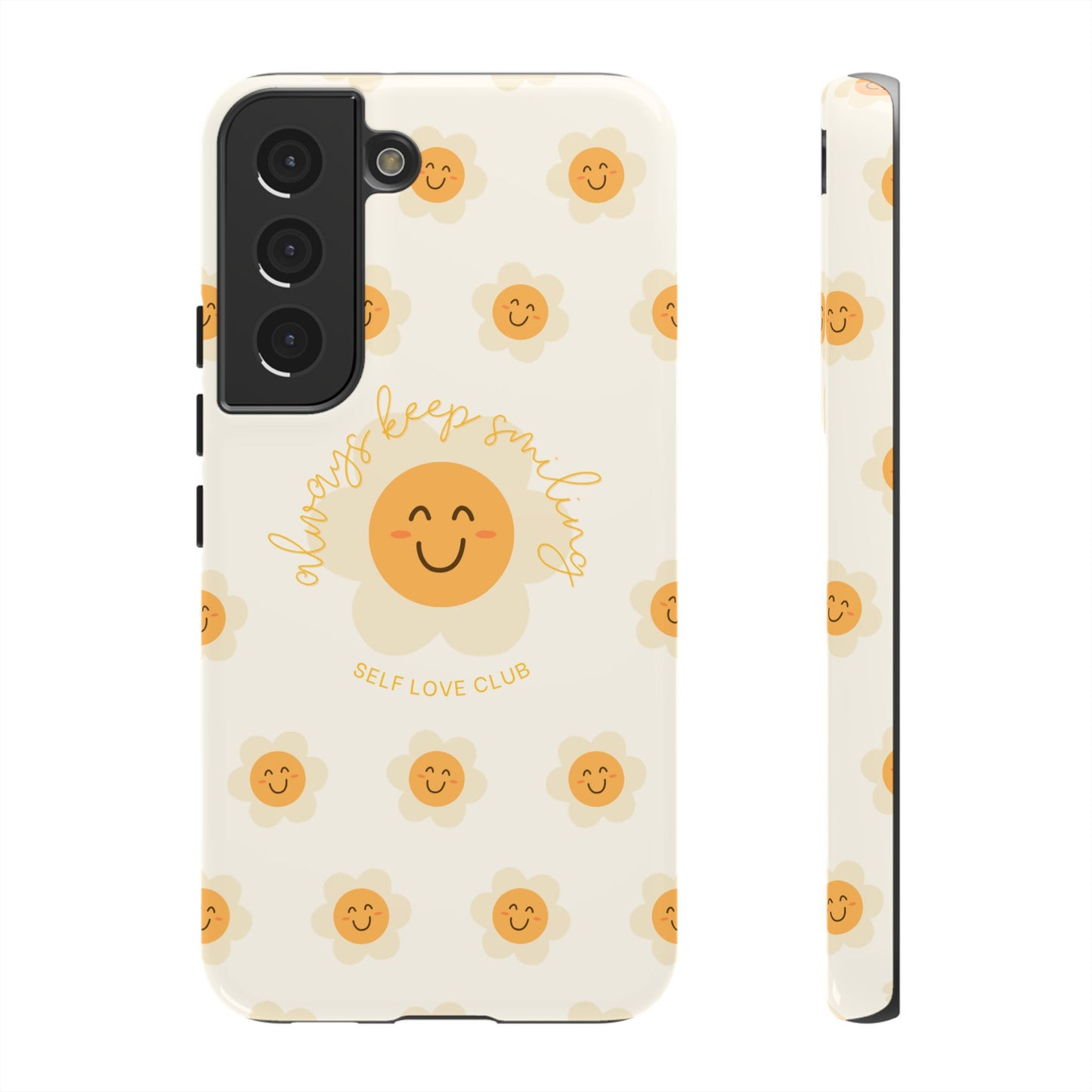 Always Keep Smiling Protective Phone Case