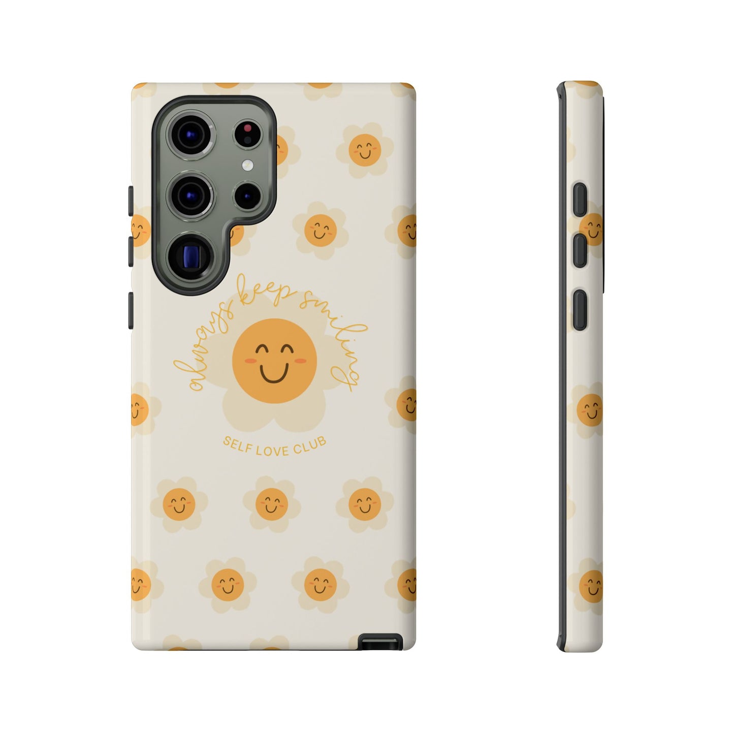 Always Keep Smiling Protective Phone Case