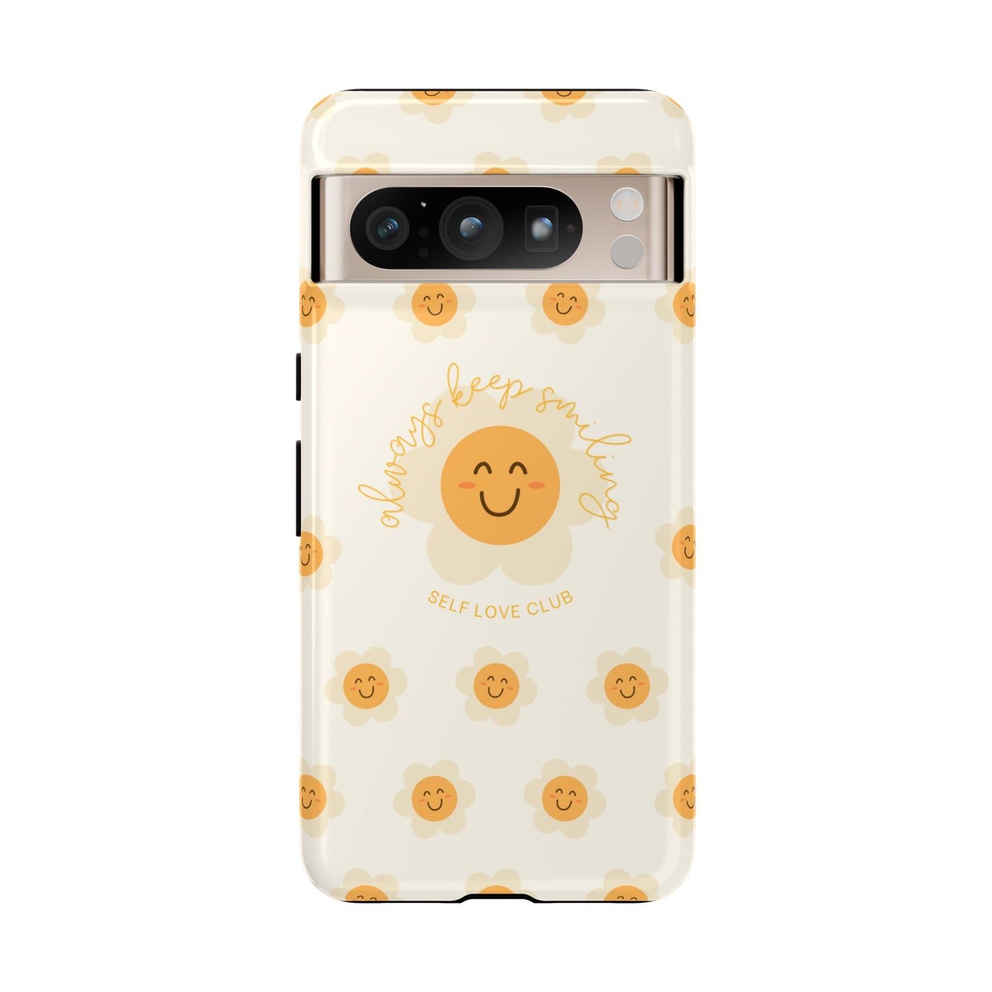 Always Keep Smiling Protective Phone Case
