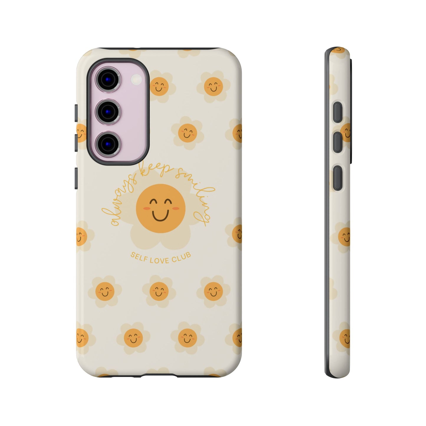Always Keep Smiling Protective Phone Case