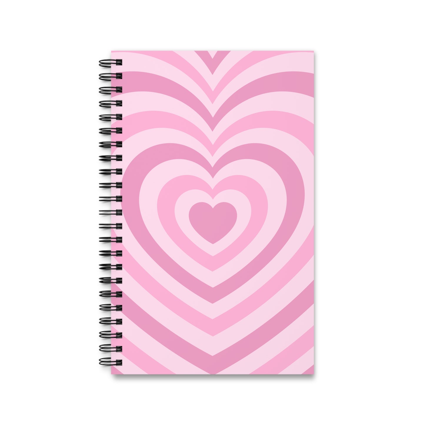 Bubblegum Heart Spiral Notebook