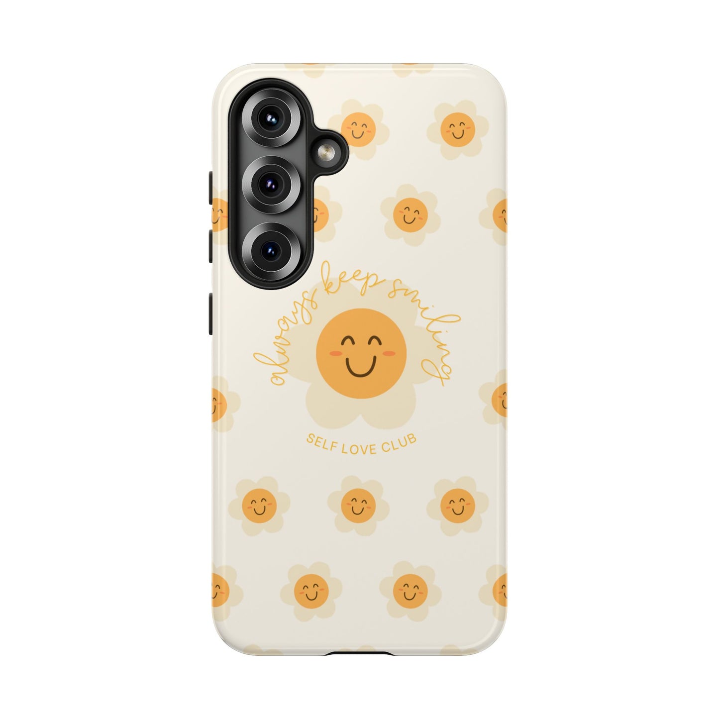 Always Keep Smiling Protective Phone Case