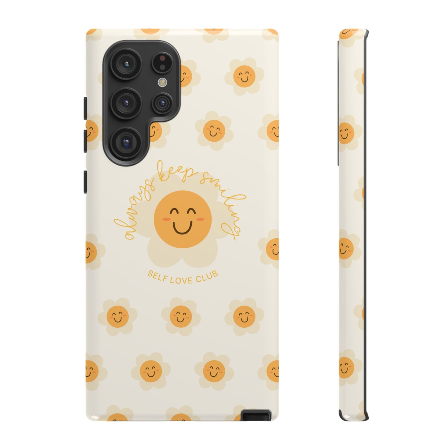 Always Keep Smiling Protective Phone Case