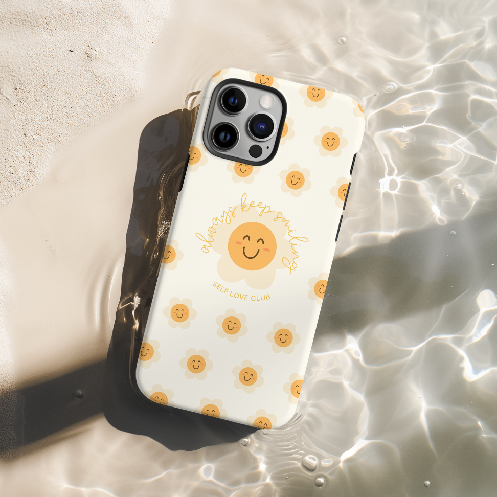 Always Keep Smiling Protective Phone Case