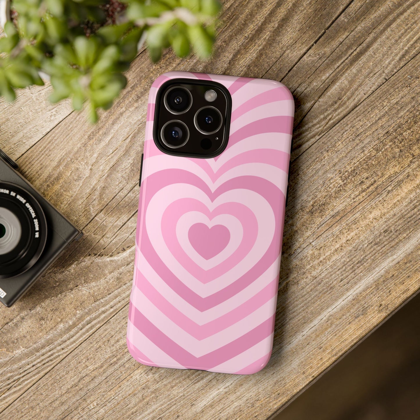 Bubblegum Heart Protective Phone Case
