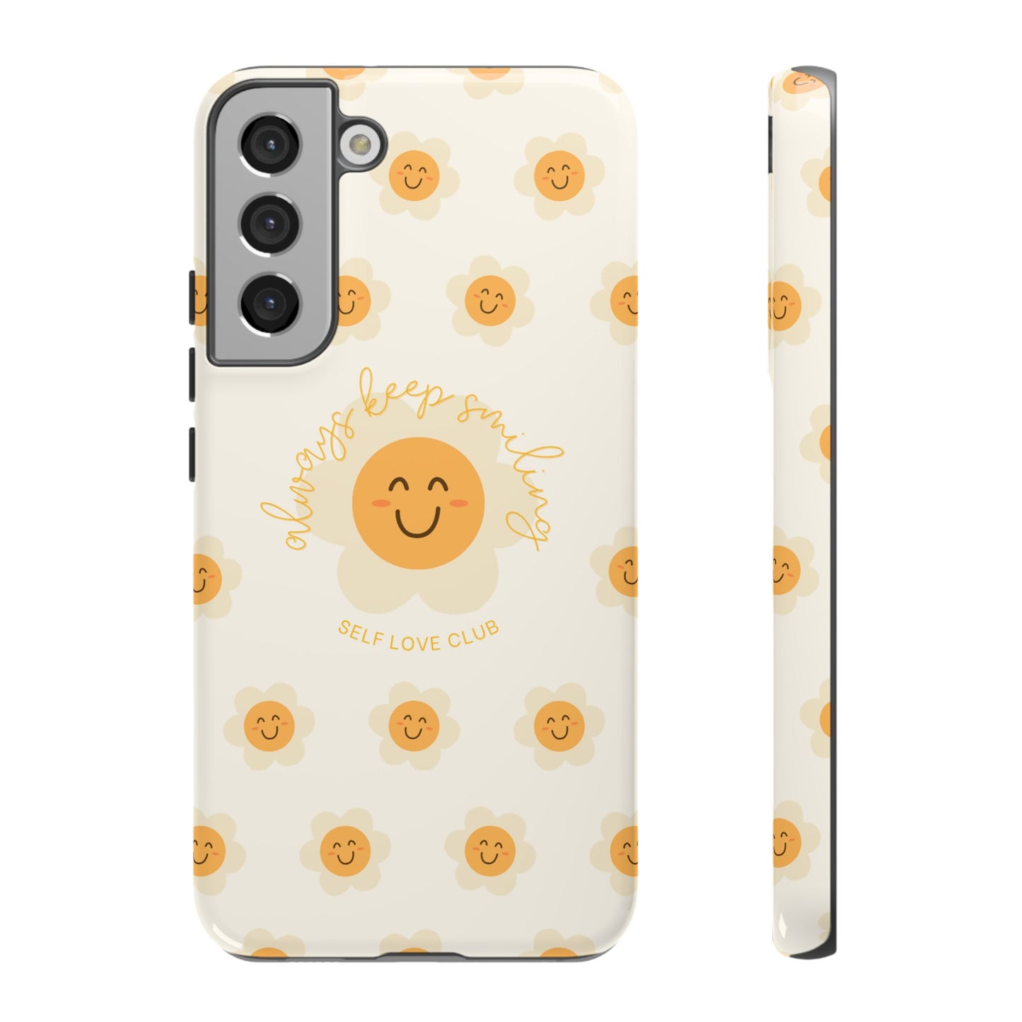 Always Keep Smiling Protective Phone Case