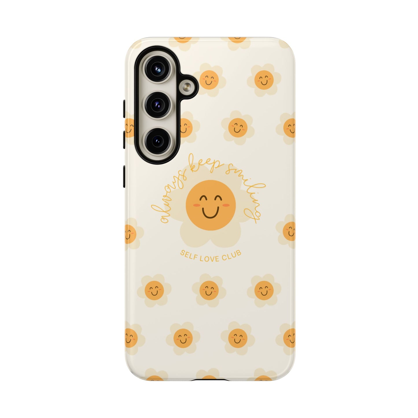 Always Keep Smiling Protective Phone Case