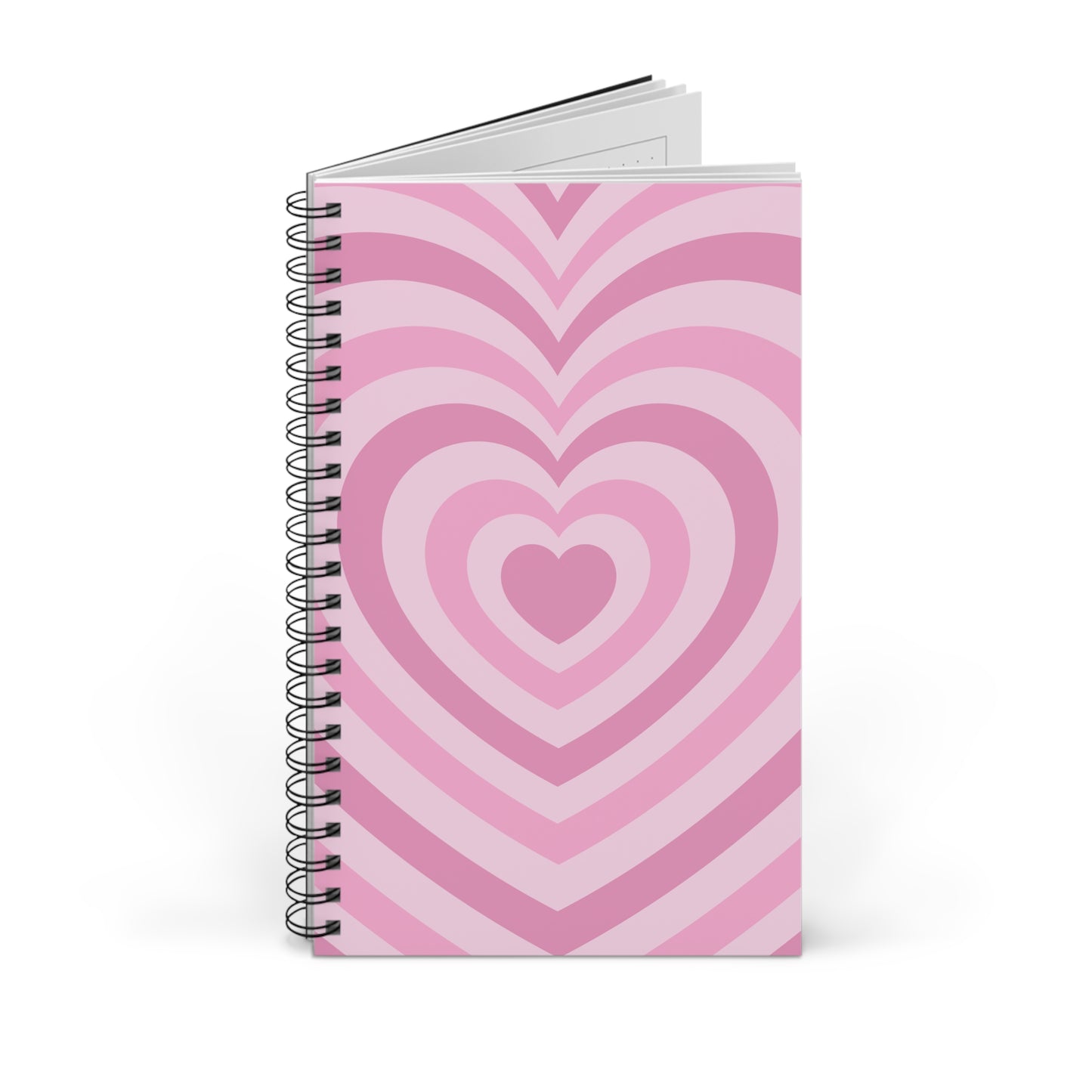 Bubblegum Heart Spiral Notebook