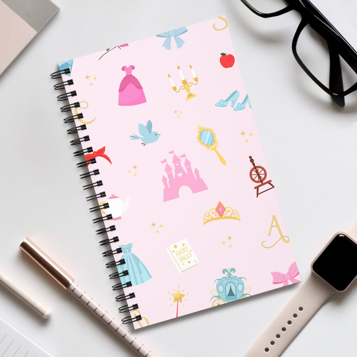 Princess Magic Spiral Notebook