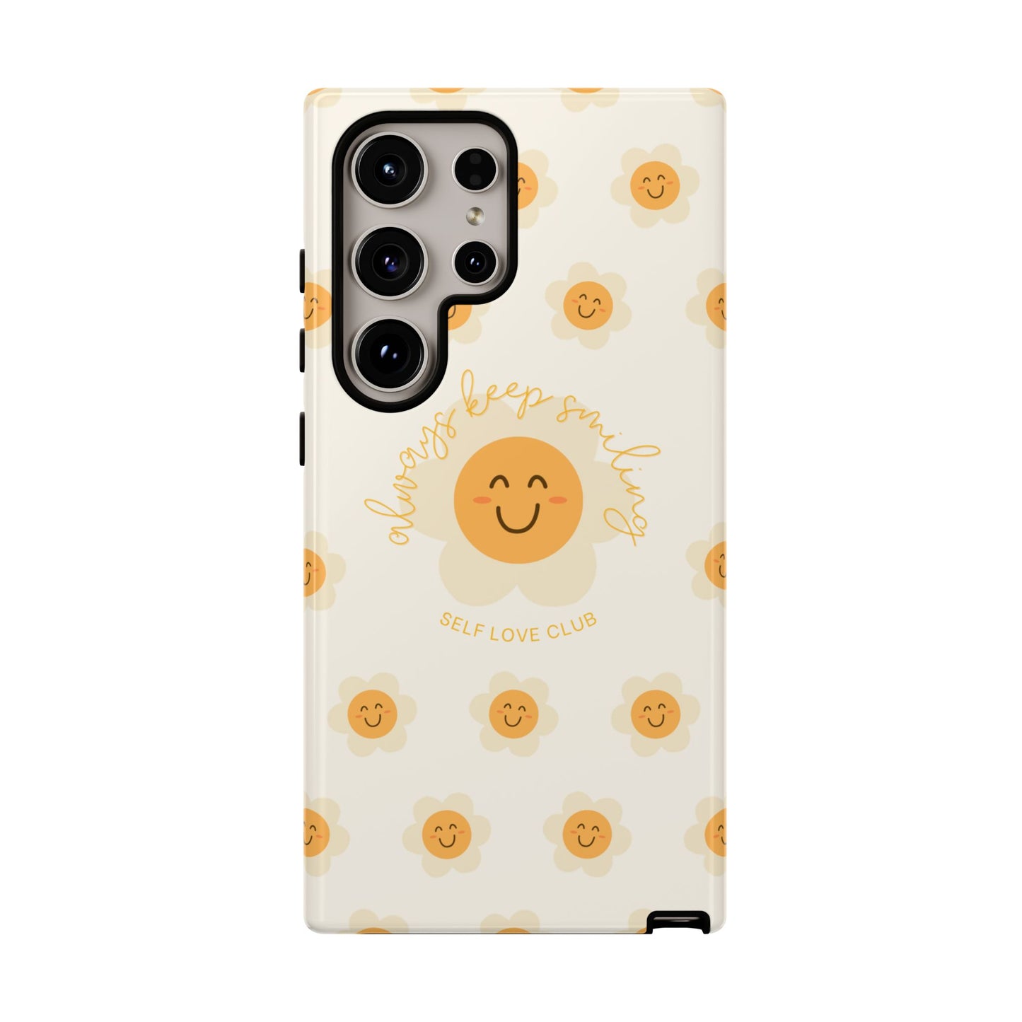 Always Keep Smiling Protective Phone Case